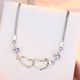Amethyst Love Links Bracelet for Women