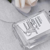 S925 Sterling Silver Infinite Heart Necklace for Women over a box