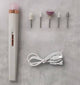 5in1 Manicure Machine Set Electric Nail Drill Polisher Cordless USB Rechargeable With LED Cutters Mill For Manicure Pedicure Accessor