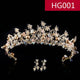 Bridal Crown Hair Accessories Alloy Handmade Jewelry