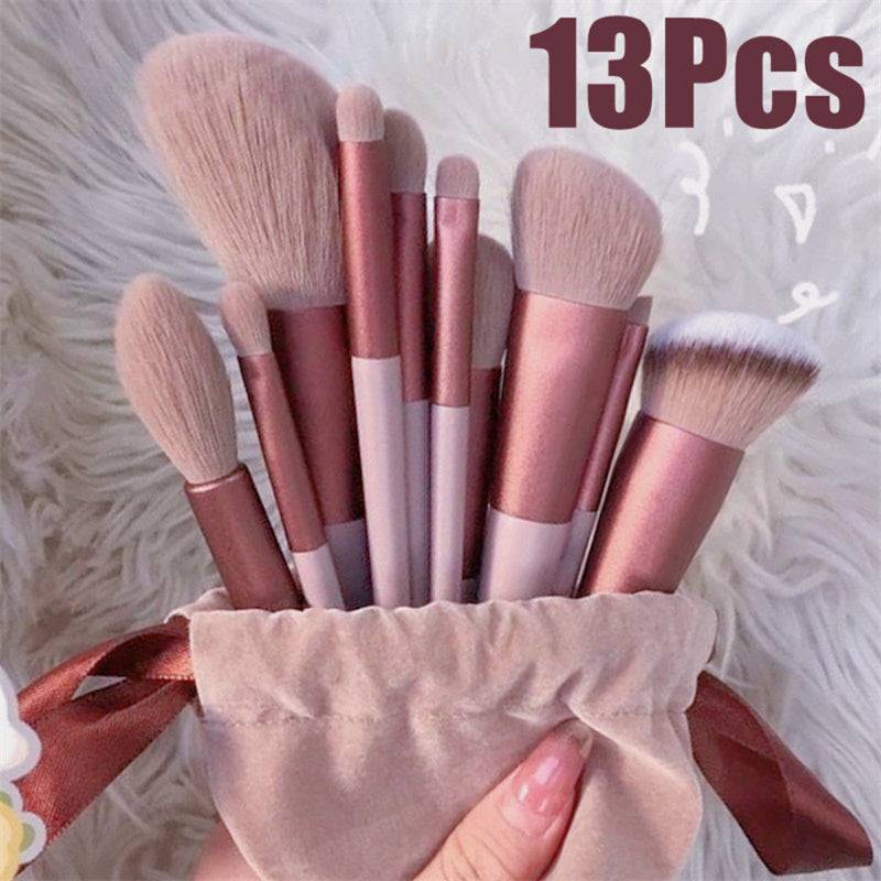 13 Pcs Makeup Brush Set Cosmetic Beauty Tools