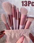 13 Pcs Makeup Brush Set Cosmetic Beauty Tools