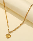 Gold Luxury Love Necklace and chain