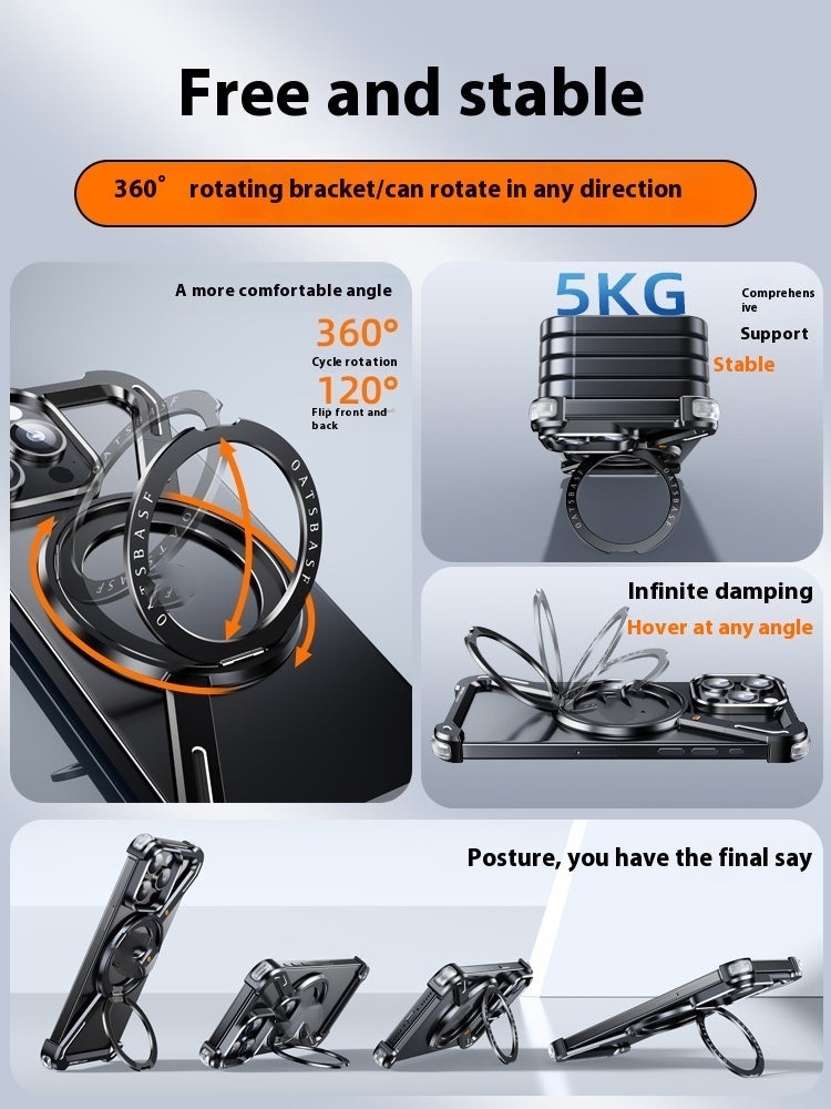 Metal Seamless Hollow Heat Dissipation Magnetic Bracket