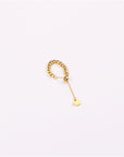 Simple Thick Chain Ring Female Ins Online Influencer Fashion Temperament Pull Adjustable