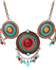 Three beautiful pendants of Beautiful Long Bohemian Necklace