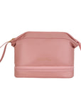 Waterproof Portable Large Capacity Cosmetic Leather Makeup Bag