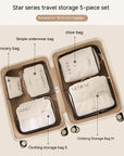 Travel Storage Bag Set Packing