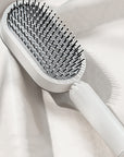 Self Cleaning Hair Brush For Women One-key Cleaning Hair Loss Airbag Massage Scalp Comb Anti-Static Hairbrush