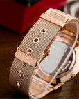 Fashion Alloy Belt Mesh Watch Unisex women's watches Minimalist Style Quartz Watch relogio feminino saat Watches for women