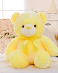 Creative Light Up LED Teddy Bear Stuffed Animals Plush Toy Colorful Glowing Gift For Kids Pillow