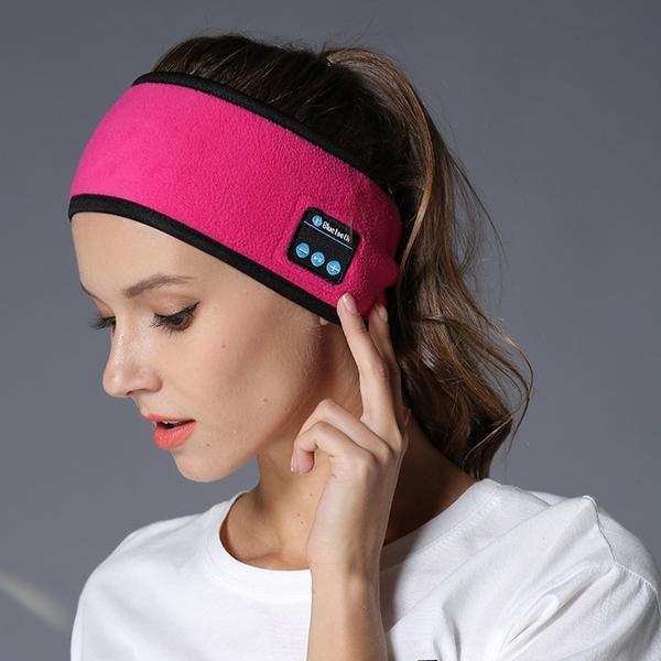 Girl wearing Outdoor Fitness Yoga Wireless Bluetooth Headband