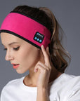 Girl wearing Outdoor Fitness Yoga Wireless Bluetooth Headband