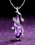 Beautiful Purple Amethyst Necklace for Women