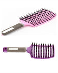 Hairbrush Anti Klit Brushy Haarborstel Women Detangler Hair Brush Bristle Nylon Scalp Massage  Teaser Hair Brush Comb