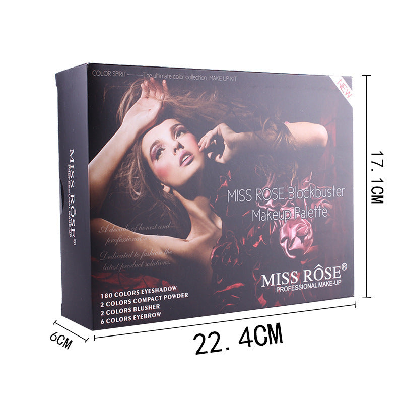 Miss Rose 180 Colors Makeup Palette Kit Details