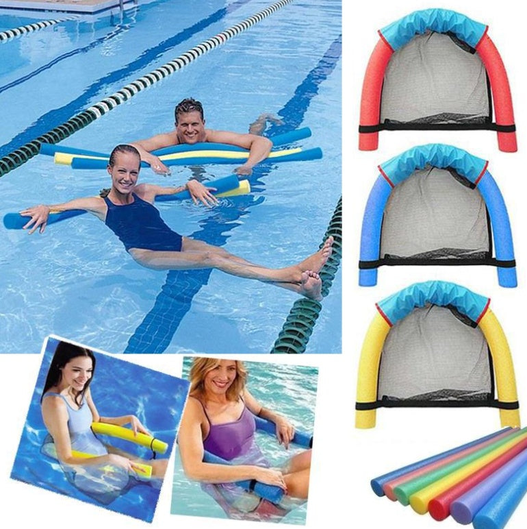 People in pool using Mesh Floating Chair