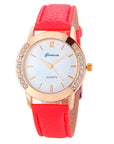 Bilateral Diamond Ladies Belt Casual Watch Geneva Women's Watch With Diamond British Watch