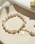 Natural Zircon Pearl Bracelet for Women