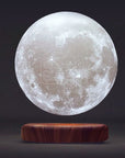 Customized Creative 3D Magnetic Levitation Moon Lamp Night Light Rotating Led Moon Floating Lamp