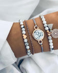 4 Pcs Bohemian Love Turquoise Bracelet