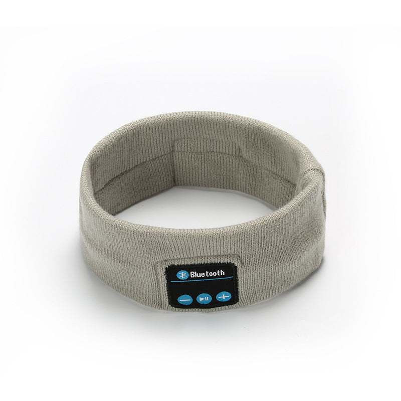 Grey Outdoor Fitness Yoga Wireless Bluetooth Headband