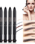 4 in 1 Multi-function Waterproof Eyebrow Pencil Eyeliner with girl