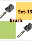 Hairbrush Anti Klit Brushy Haarborstel Women Detangler Hair Brush Bristle Nylon Scalp Massage  Teaser Hair Brush Comb