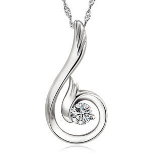 Zircon Fire Phoenix Necklace for Women