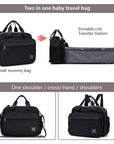 Portable Folding Crib Mummy Bag Portable Messenger Multifunctional