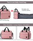 Portable Folding Crib Mummy Bag Portable Messenger Multifunctional