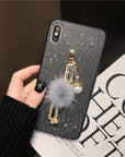 Luxury Rhinestone Wrist Chain Phone Case