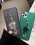 Luxury Rhinestone Wrist Chain Phone Case