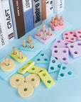 Macaron Wisdom Set Of Column Matching Brick Toys