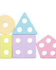 Macaron Wisdom Set Of Column Matching Brick Toys