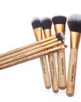 8 Multi-Purpose Makeup Brushes in white background