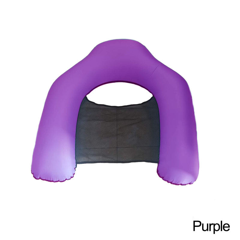 Purple Premium Water Hammock Foldable Lounge Chair