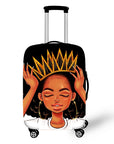 Nopersonality African Art Girl Travel Accessories Luggage Cover Suitcase Protection Baggage Dust Cover Stretch Fabrics 18-30inch