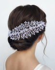 Simple Bridal Headdress Luxury Rhinestone Hair Comb Hairpin Accessories