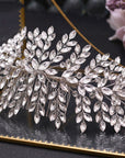 Simple Bridal Headdress Luxury Rhinestone Hair Comb Hairpin Accessories