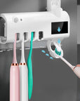 Intelligent UV Toothbrush Sterilizer Automatic Toothpaste Squeezer Toothbrush Toothpaste Rack