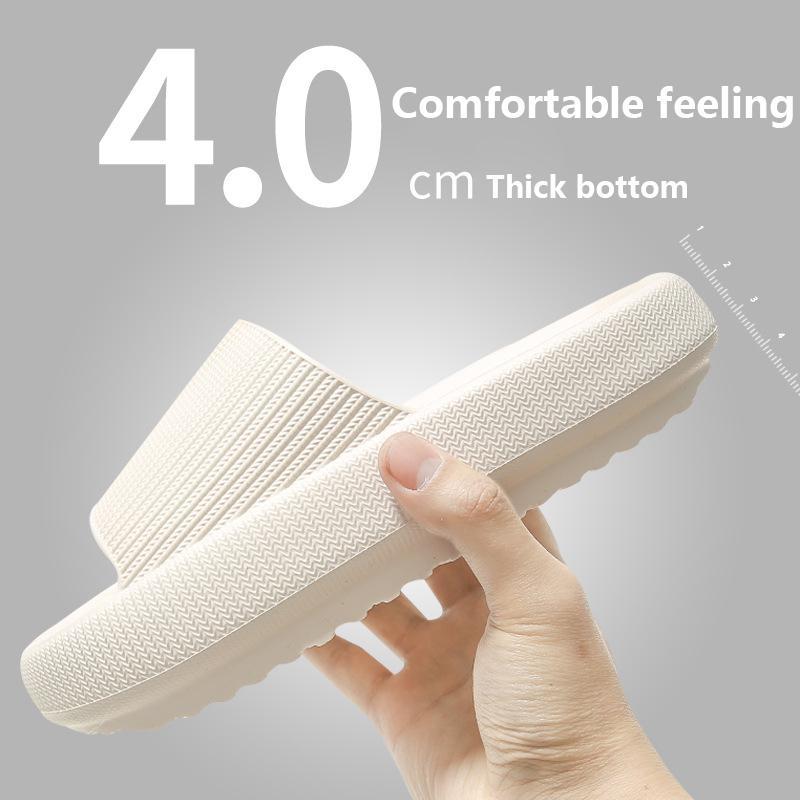 Off White Hot Summer Cute Super Soft Slippers For Women Men