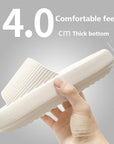 Off White Hot Summer Cute Super Soft Slippers For Women Men