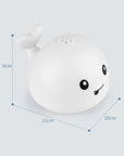 New Baby Bathroom Bath Electric Induction Whale Spray Small Toy