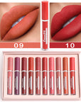 Non-stick Cup Waterproof Matte Lipsticks for Women - Two colored