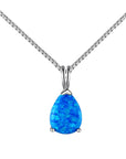 S925 Sterling Silver Drop Necklace with Chain