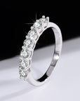 Fashion Seven Stars Row Diamond Ring Women