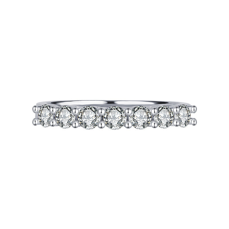 Fashion Seven Stars Row Diamond Ring Women