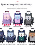 Primary School Student Trolley Schoolbag Detachable Backpack