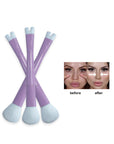 3 Two-in-one Nose Shadow Makeup Brushes